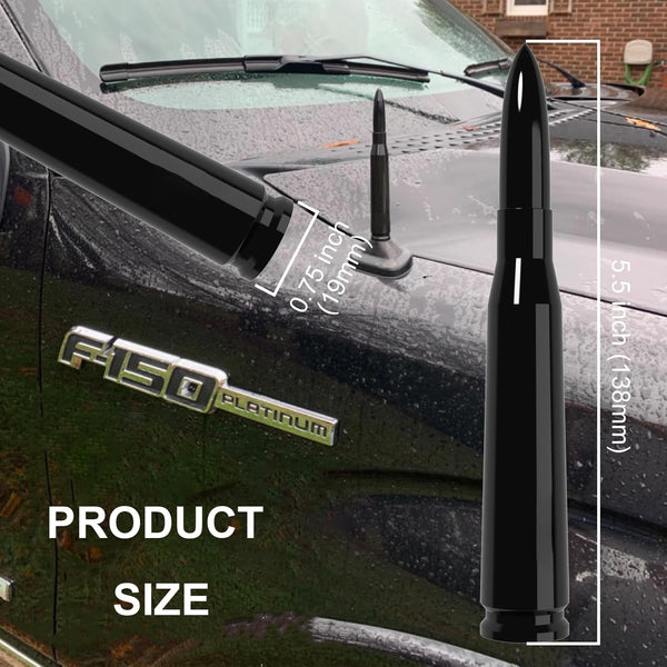 ROPODE Short Antenna Replacement | Sleek Low-Profile Design for Chevy, GMC, Ford & Ram Trucks