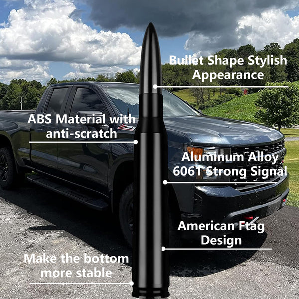 ROPODE Short Antenna Replacement | Sleek Low-Profile Design for Chevy, GMC, Ford & Ram Trucks