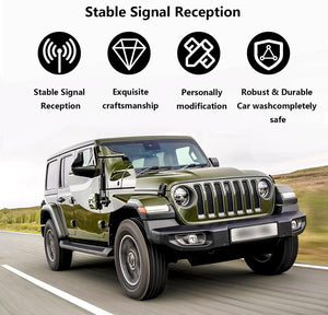 ROPODE Short Antenna Replacement | Sleek Low-Profile Design for Chevy, GMC, Ford & Ram Trucks