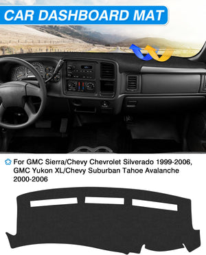 ROPODE Non-Slip Dash Mat for 99-06 Chevy Silverado/GMC Sierra & 00-06 Tahoe/Yukon/Suburban - Dashboard Sunshield Protector