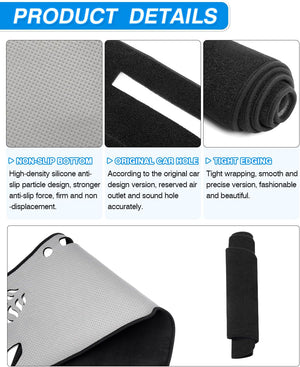 ROPODE Non-Slip Dash Mat for 99-06 Chevy Silverado/GMC Sierra & 00-06 Tahoe/Yukon/Suburban - Dashboard Sunshield Protector